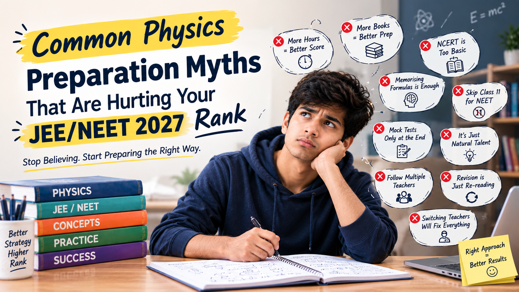 Common Physics Preparation Myths That Are Hurting Your JEE/NEET 2027 Rank