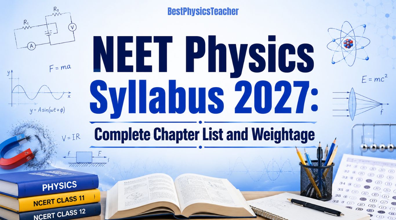 NEET Physics Syllabus 2027: Complete Chapter List and Weightage